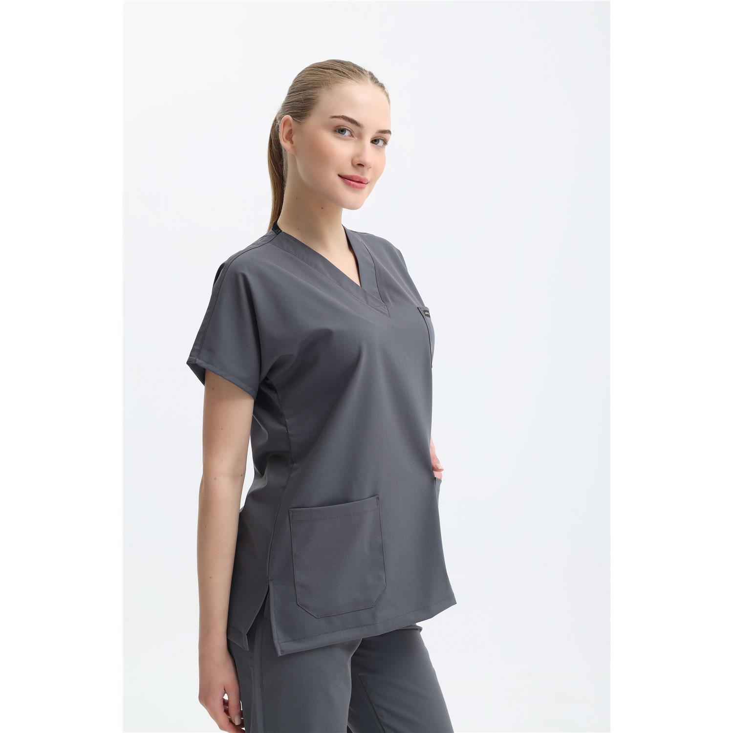 Likralı Cerrahi Füme Üst