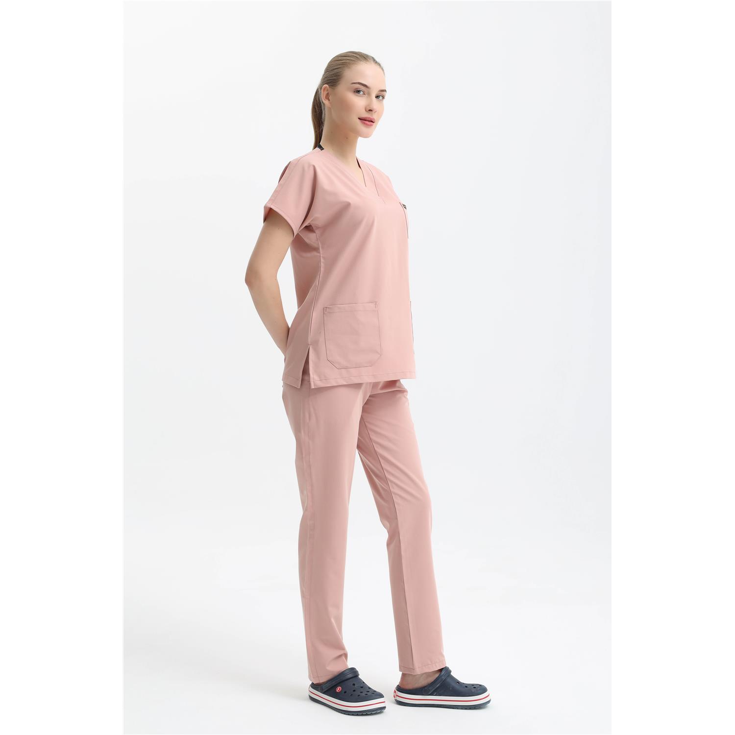 Likralı Cerrahi Pudra Üst