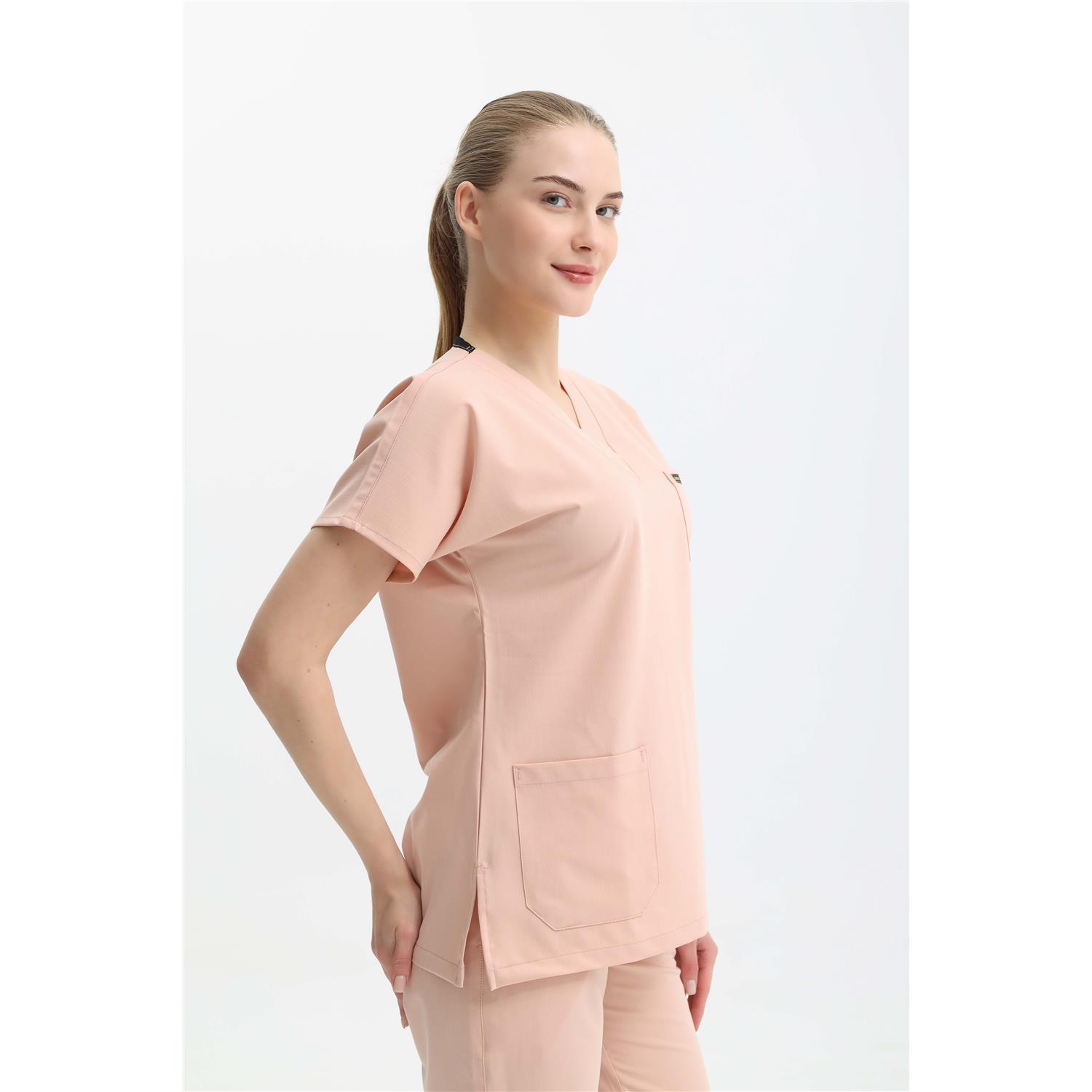 Likralı Cerrahi Somon Üst