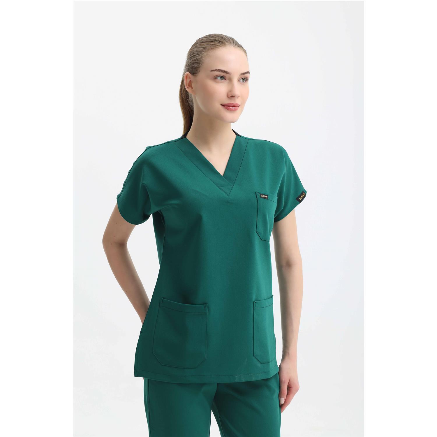 Likralı Cerrahi Yeşil Takım